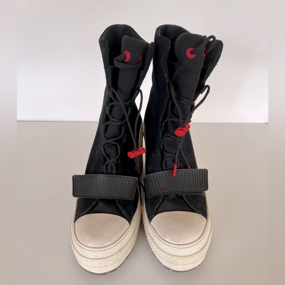 Converse Chuck Taylor All Star GR82 Extra High ‘Black Egret’ Heel, size 7 - Picture 3 of 10